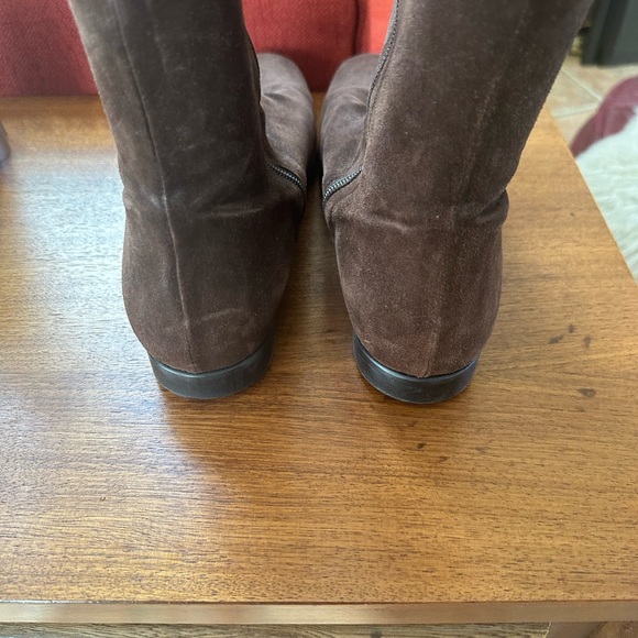 Duo Ted&Muffy Suede Wide Calf boots NWOT - Picture 3 of 8